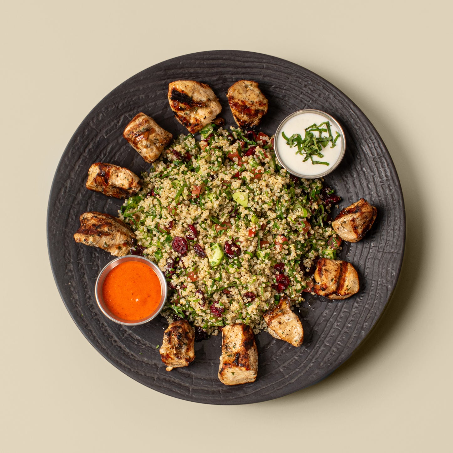 Pollo Kebab con Quinoa - Gluten free