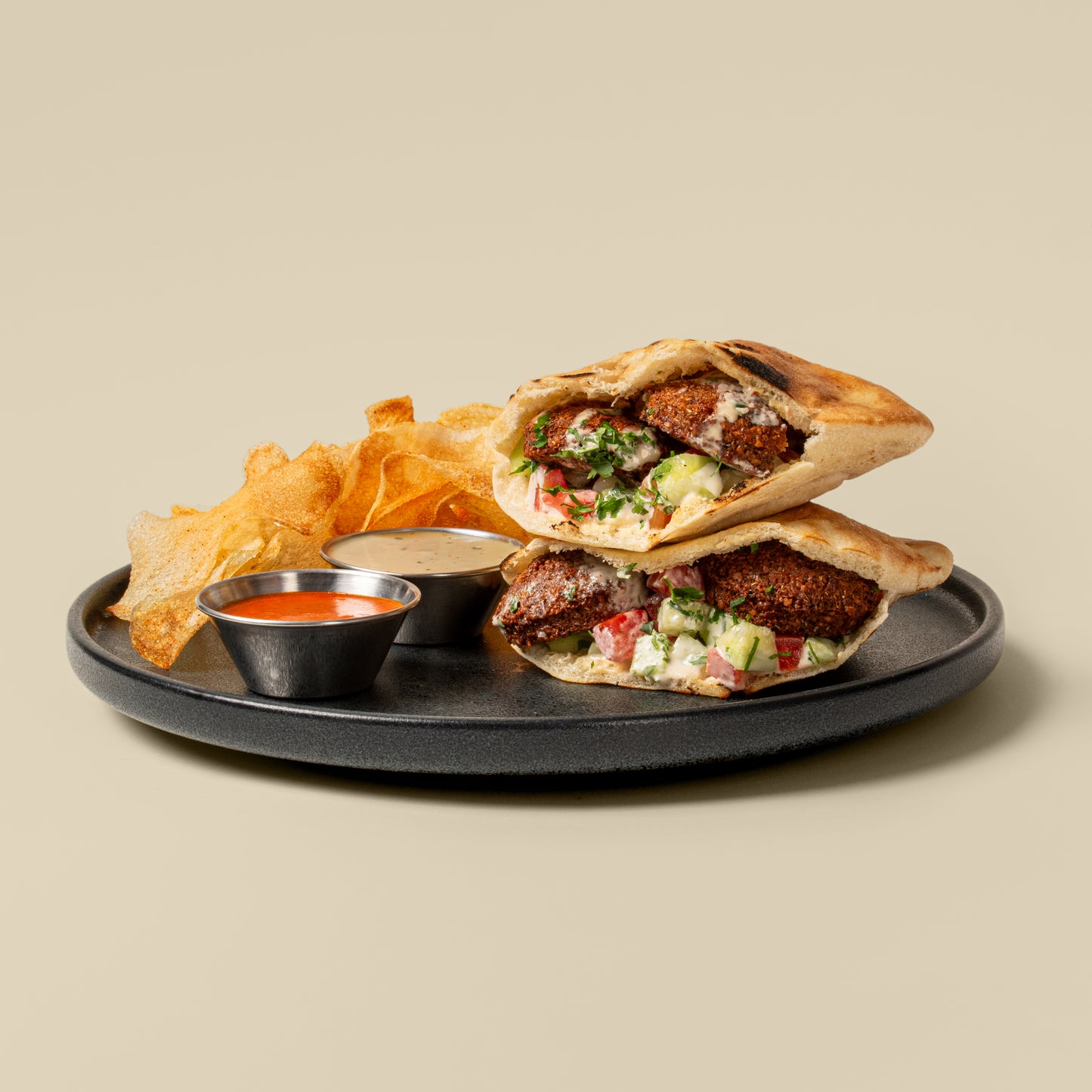 Shawarma de Falafel en Pan Pita