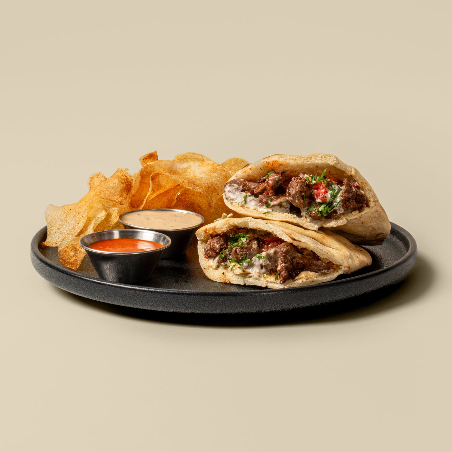 Shawarma de Res en Pan Pita