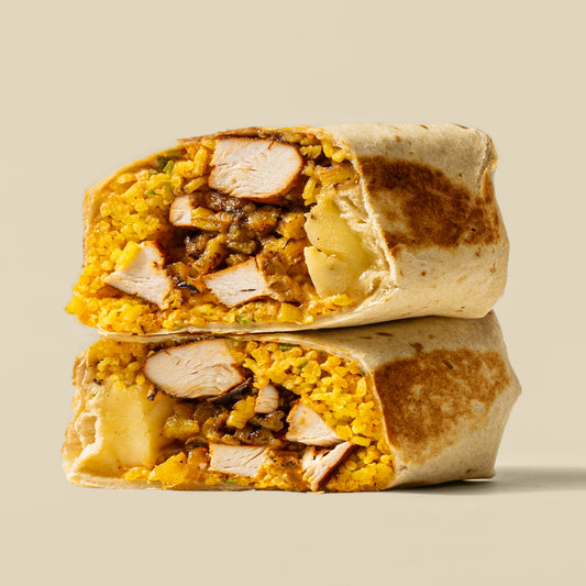2 Piñas  Chicken Burrito