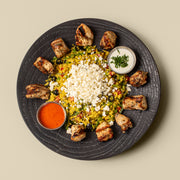 Pollo Kebab con Couscous