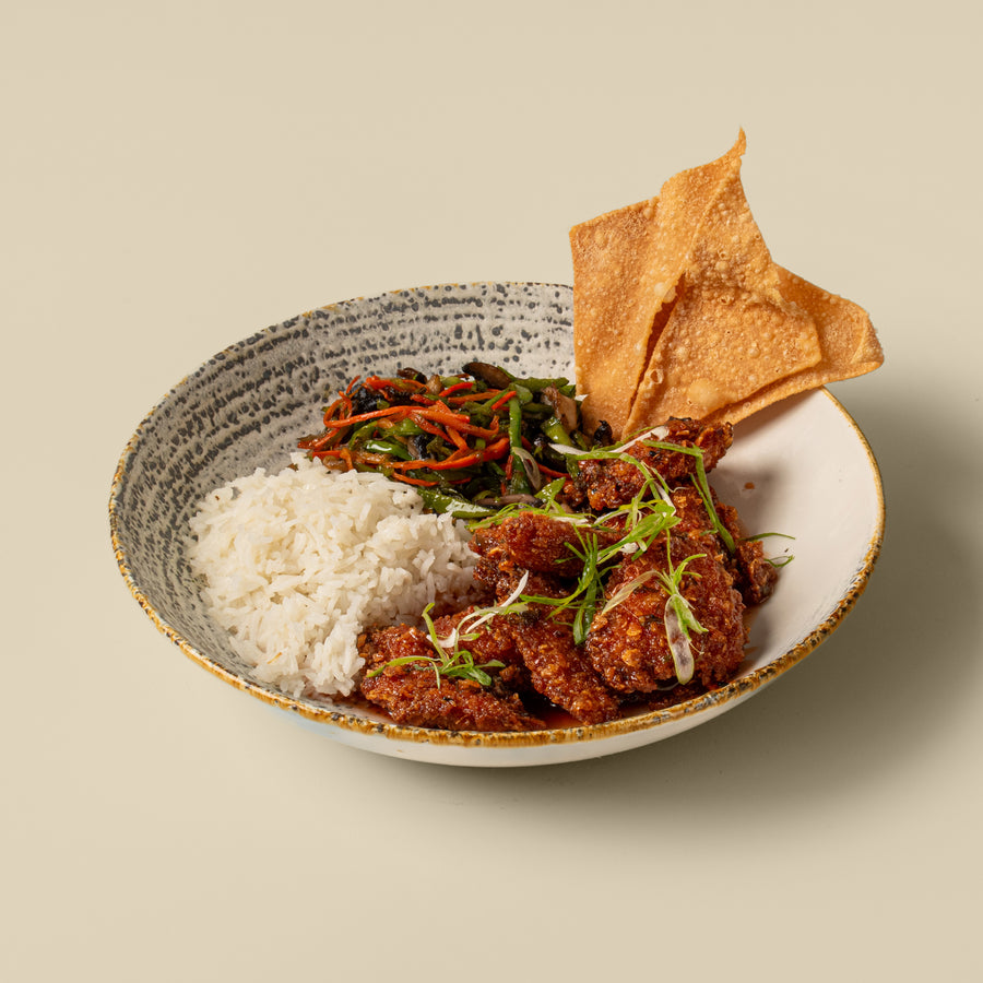 Spicy Crispy Chicken Bowl