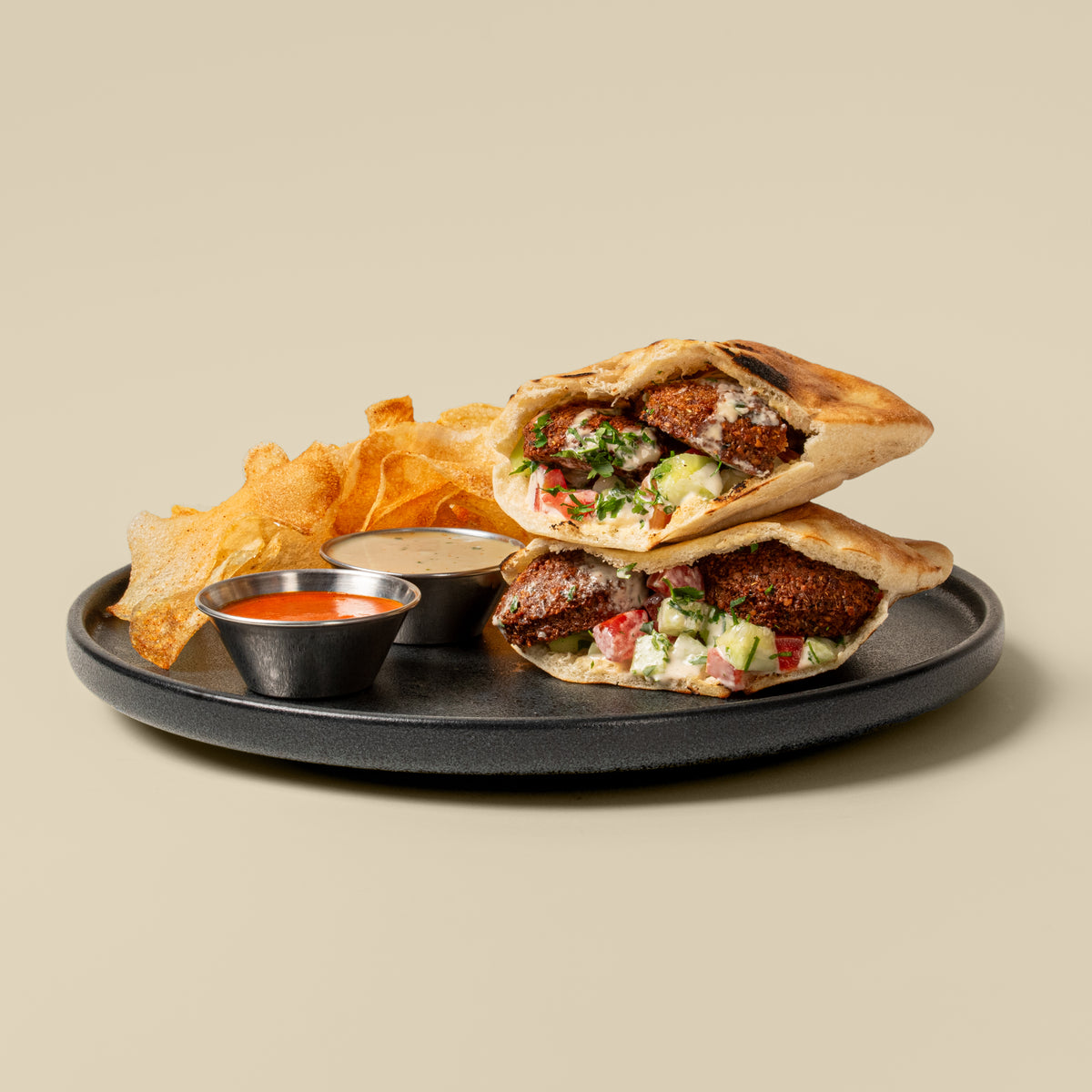 Shawarma de Falafel en Pan Pita